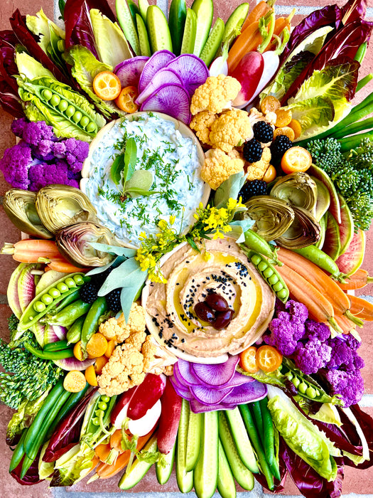 Farmers Market Crudités Board