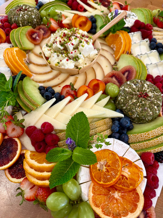 Farmers Market Fruit & Cheese Board - LG (serves 16-20)