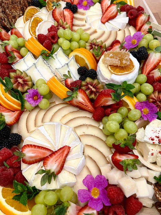 Farmers Market Fruit & Cheese Board - LG (serves 16-20)