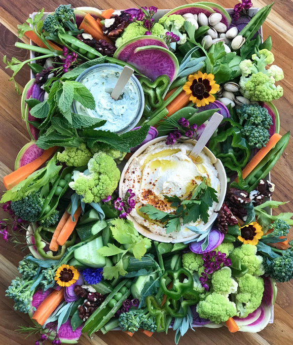 Farmers Market Crudités Board