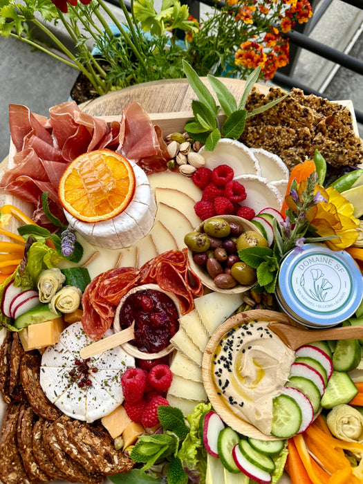 'The Works' Cheese, Charcuterie & Crudité Board - SM (serves 6-8)